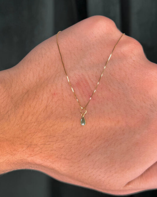 Colar Turmalina Petit OURO 18K
