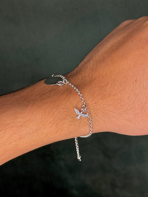 Pulseira Fé 3 Pingentes