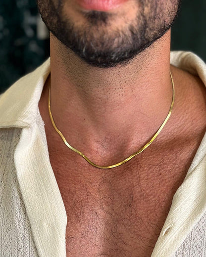 Corrente Skin Gold Curta