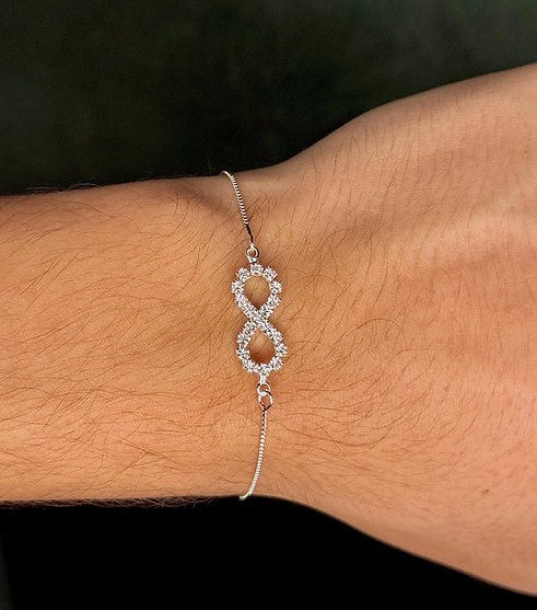 Pulseira Infinito Cristal