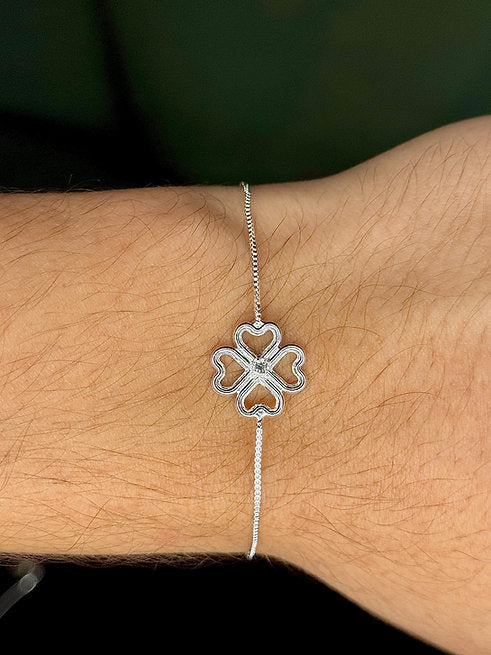 Pulseira Trevo de 4 Folhas