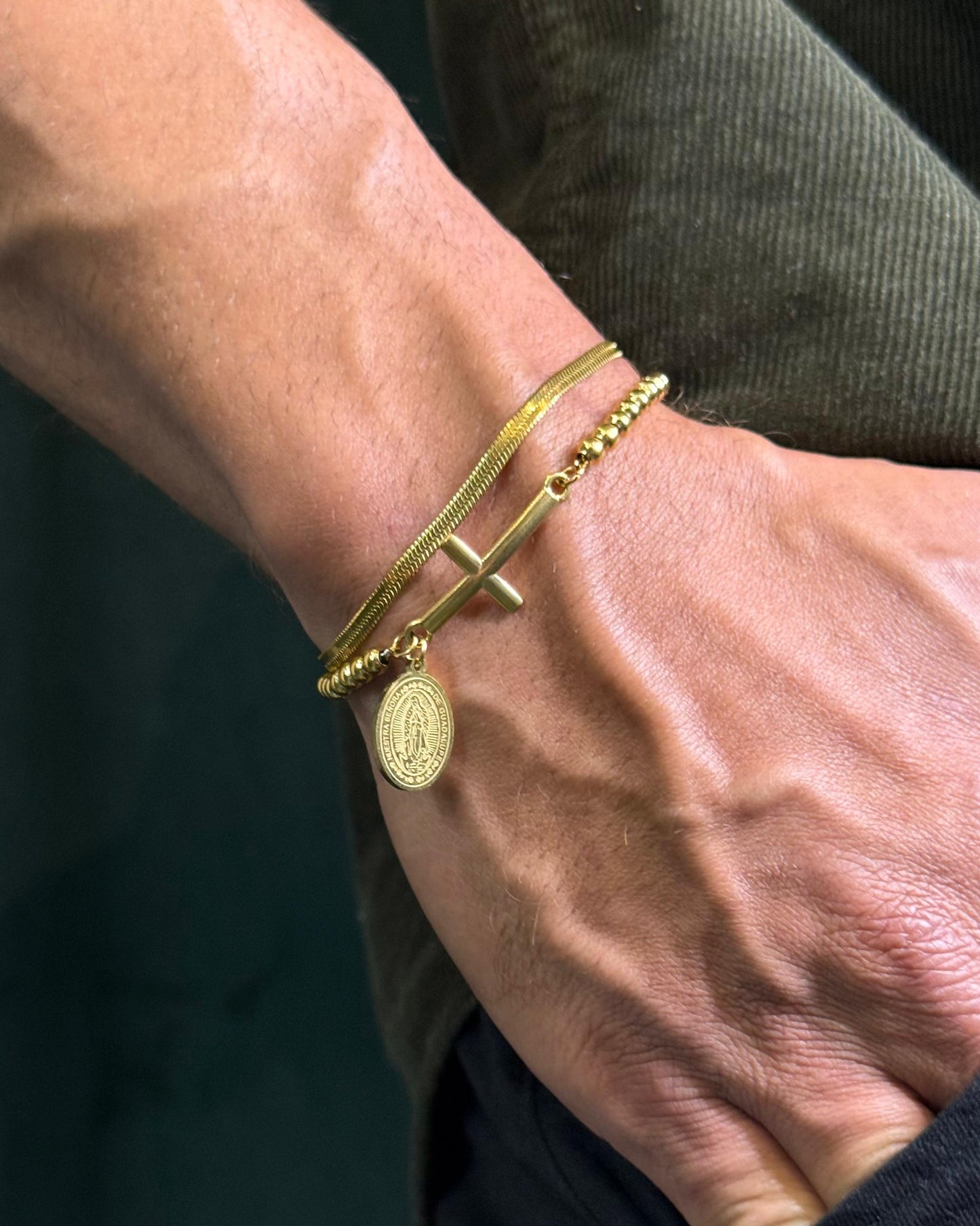 Pulseira Cruz e Guadalupe