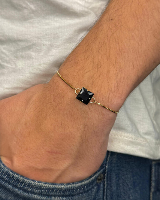 Pulseira Clássica Dourada Ajustável