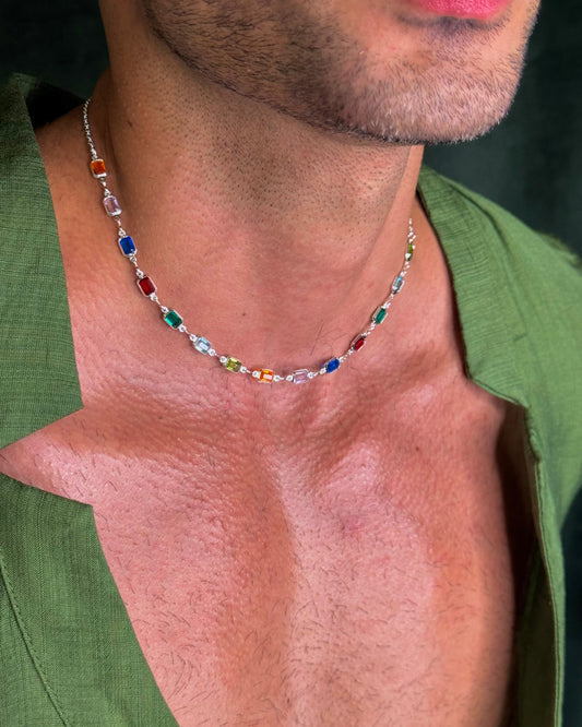 Choker Colors Silver