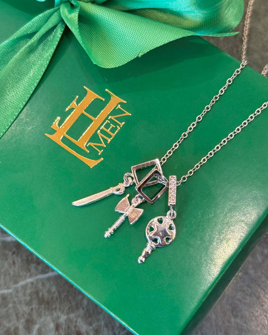 Colar Ferramentas dos Orixás (Monte o Seu) - Prateado