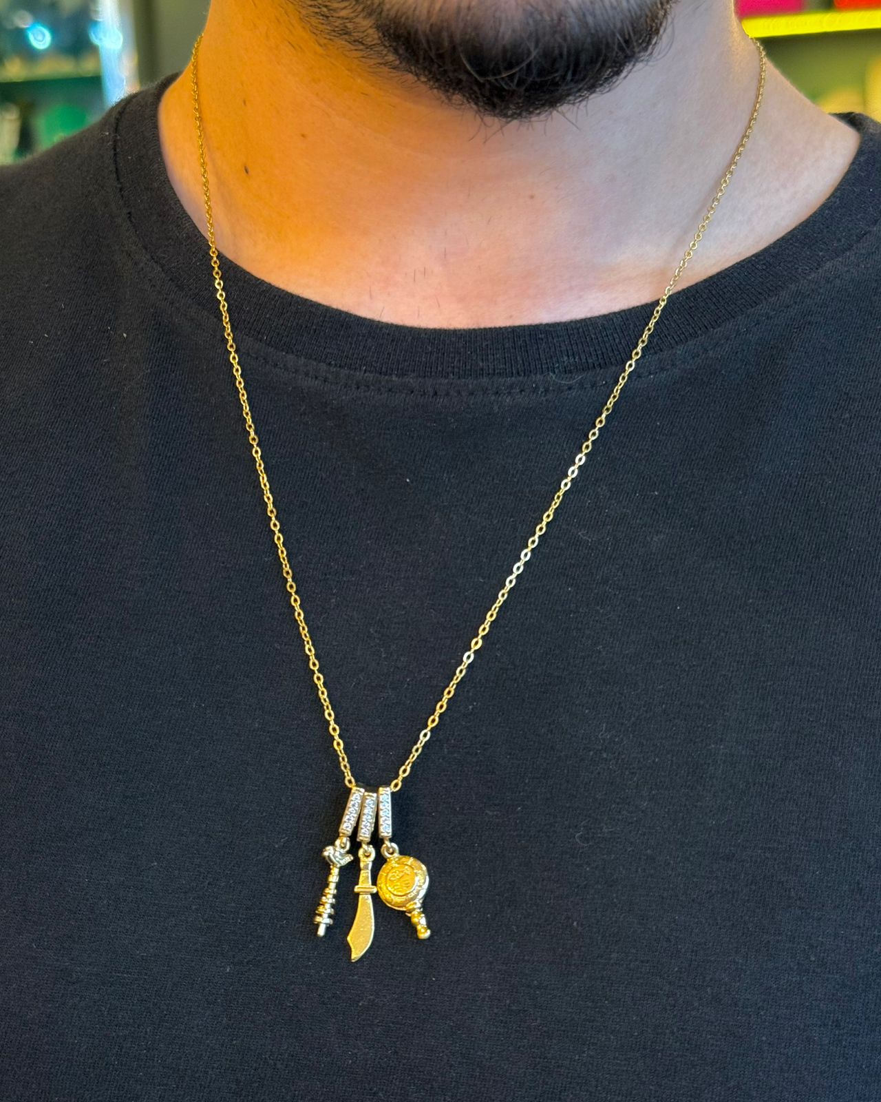 Colar Ferramentas dos Orixás (Monte o Seu) - Dourado