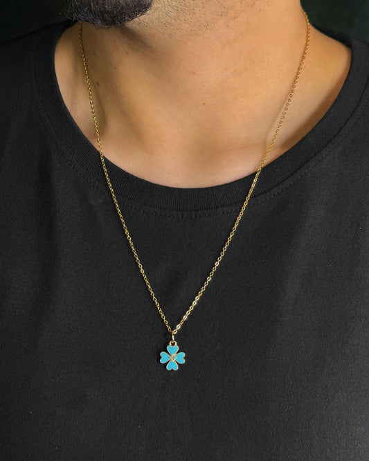 Colar Trevinho Blue Cristal