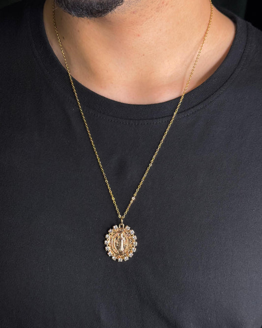 Colar Mandala São Bento Cristal