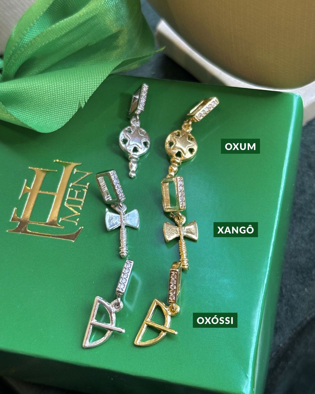 Colar Ferramentas dos Orixás (Monte o Seu) - Dourado