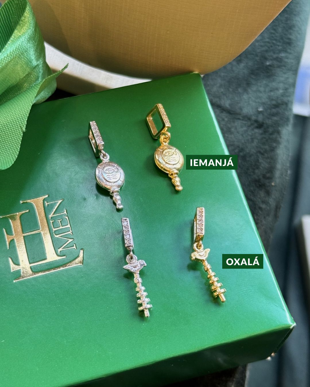 Colar Ferramentas dos Orixás (Monte o Seu) - Dourado