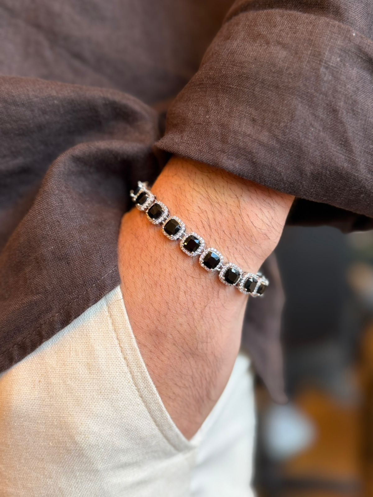 Pulseira Riviera Realeza Ônix