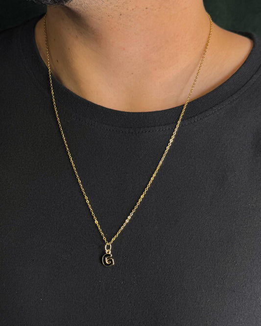Colar Inicial Black
