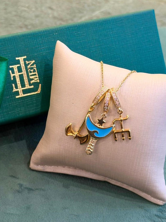 Colar Patuá Ferramentas Orixás Gold