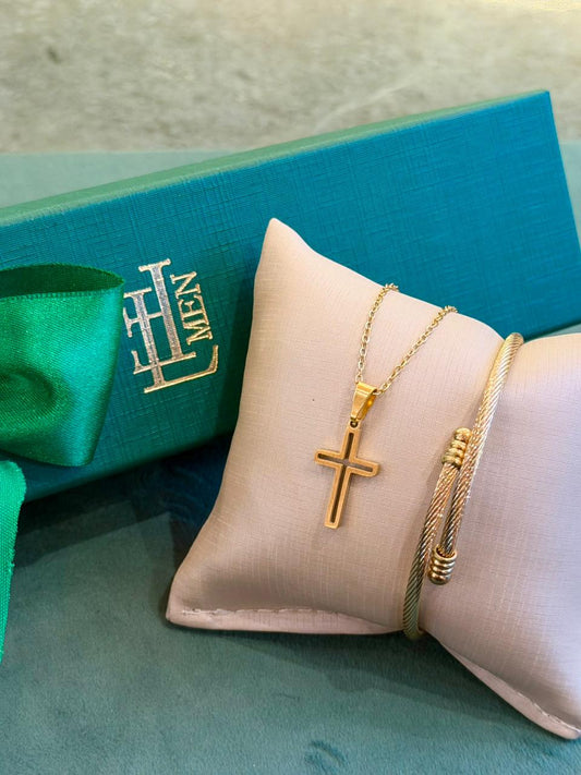 Kit Cruz Gold + Bracelete