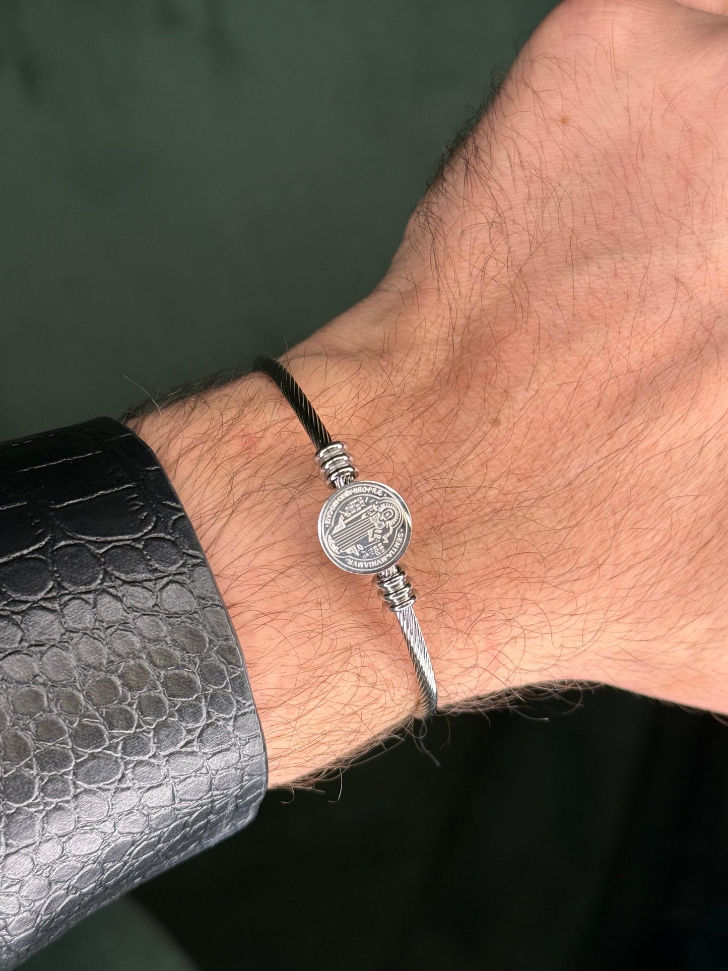 Kit Bracelete São Bento + Colar Clássico + Riviera de Brinde