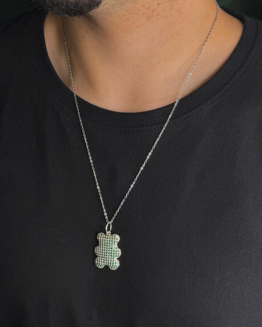 Colar Green Bear