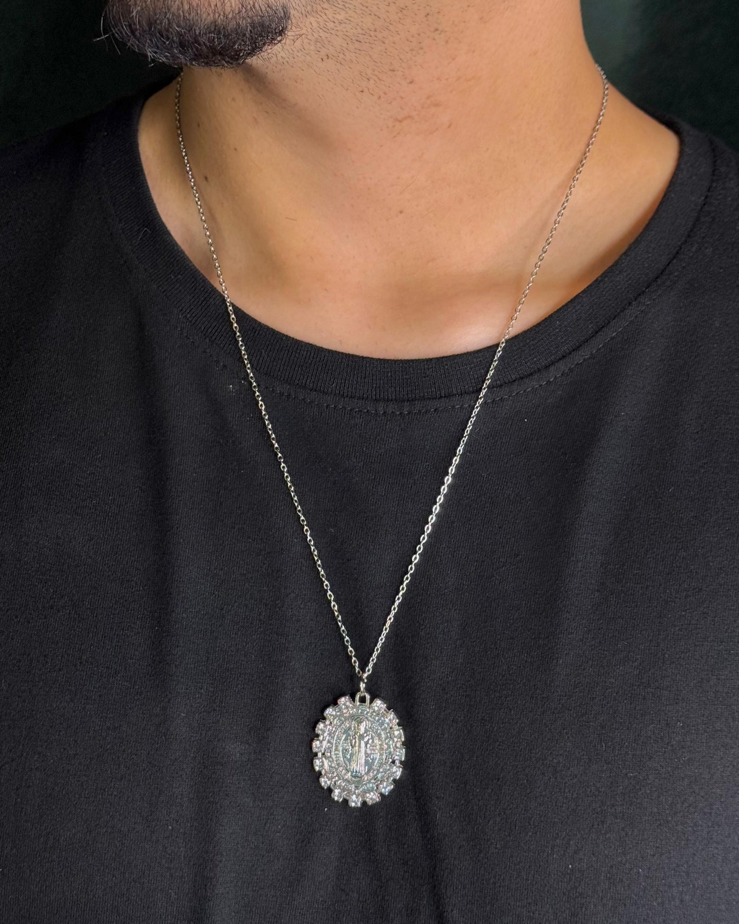 Colar Mandala São Bento Cristal
