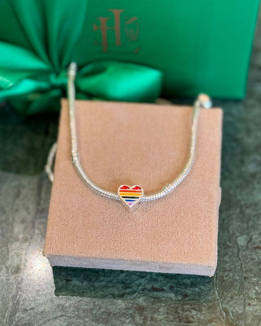 Berloque Coração Pride