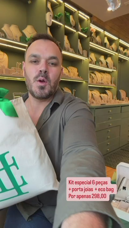 Kit Relâmpago + BRINDES: Ecobag e Porta Joias